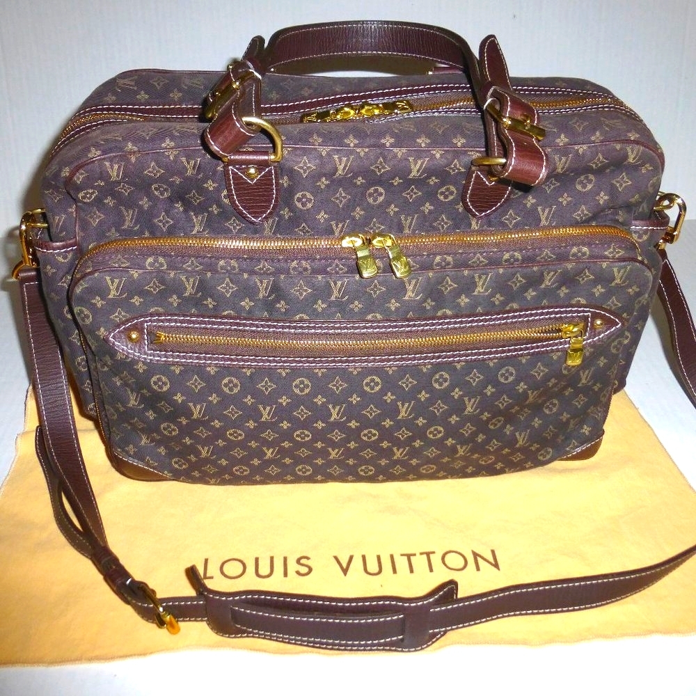 Louis Vuitton Mini Lin Sac Langer Brown diaper Bag
